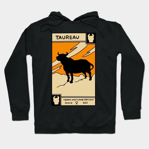 Taurus Tarot Card - Muchery Vintage Tarot Deck Hoodie by isstgeschichte